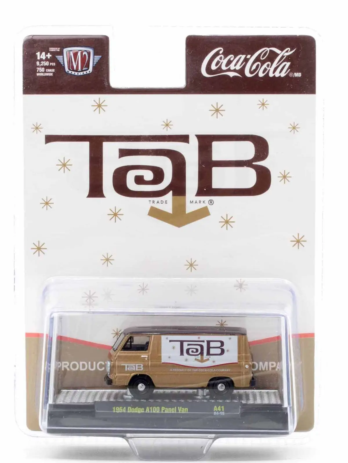 1964 Dodge A100 Panel Van Tab M2 Machines 1:64 Scale Coca-Cola Release A41 1