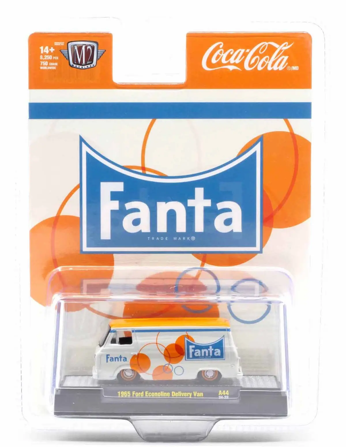 1965 Ford Econoline Delivery Van Fanta Coca-Cola M2 Machines 1:64 Scale Coca-Cola A44 1