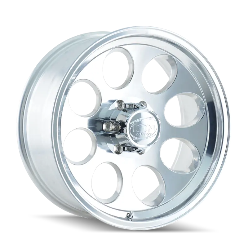 Ion Type 171 Polished Aluminum Wheel: 15×8, 5×127, -27Mm Offset, 83.82Mm Hub Bore 1