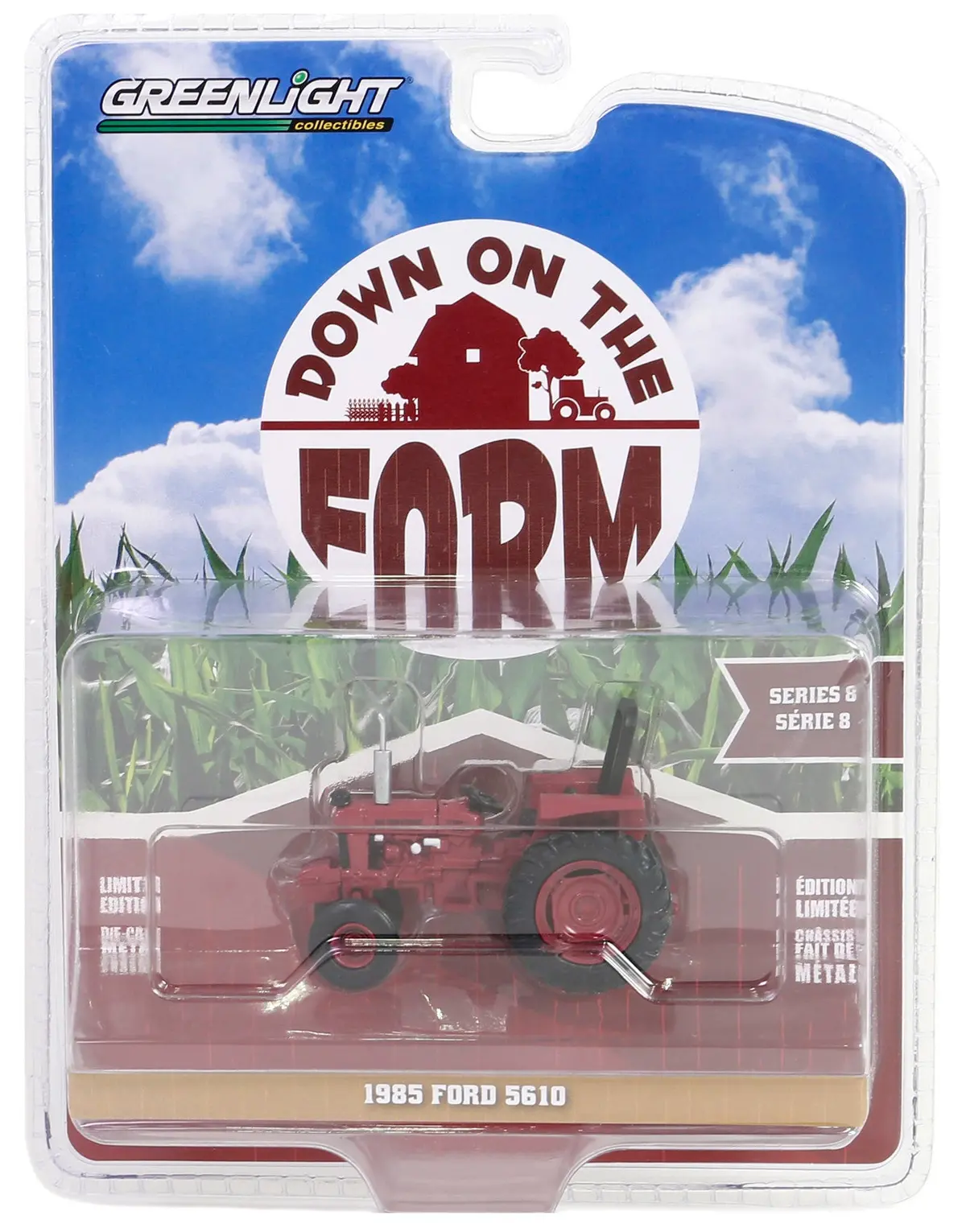 Down On The Farm Series 8 48080-D 1985 Ford 5610 Memphis, Tennessee Fire Department 1:64 Diecast 1