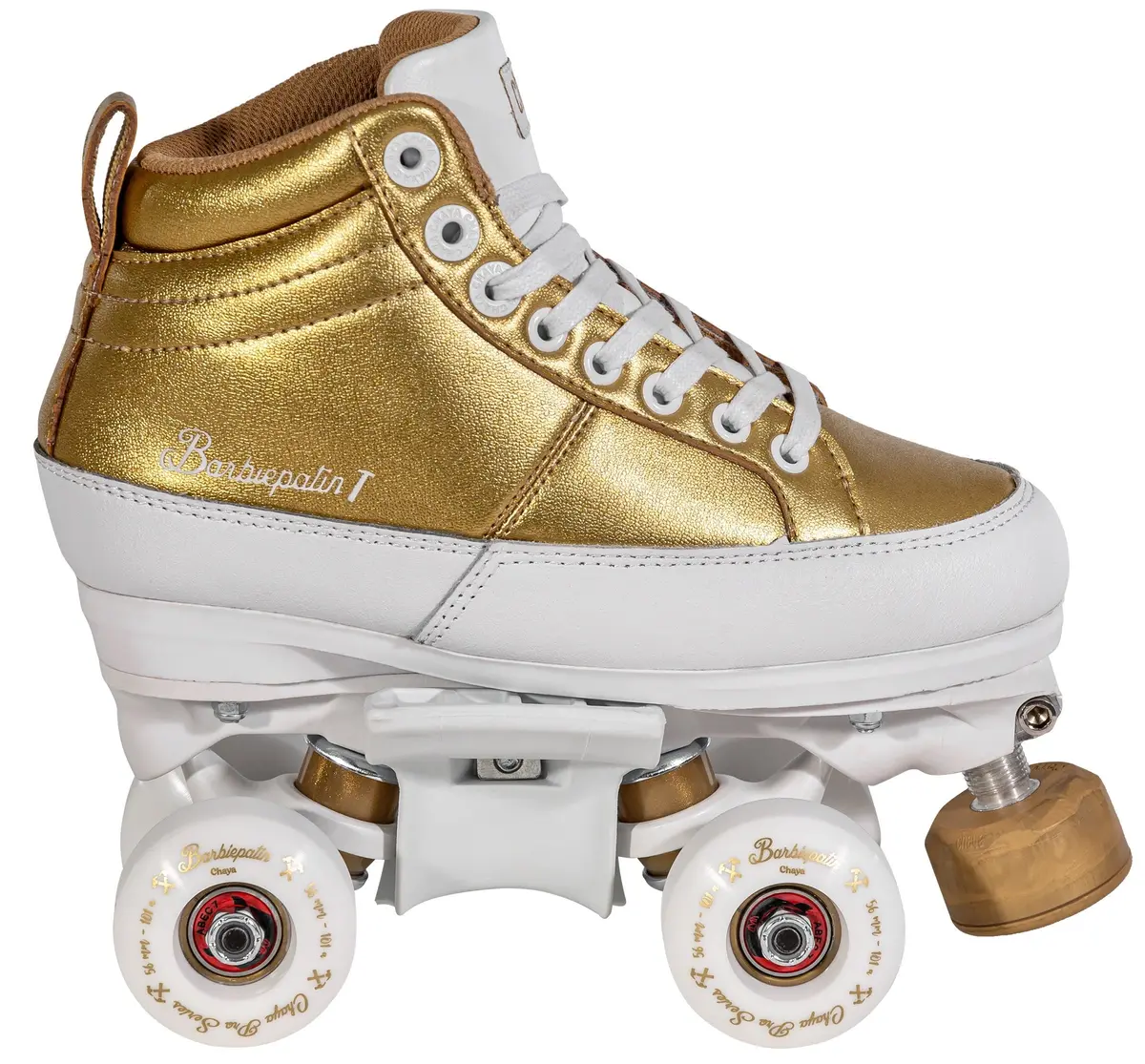 Chaya Kismet Barbie Patin - Gold Quad Skate (6-10Us Women) 1