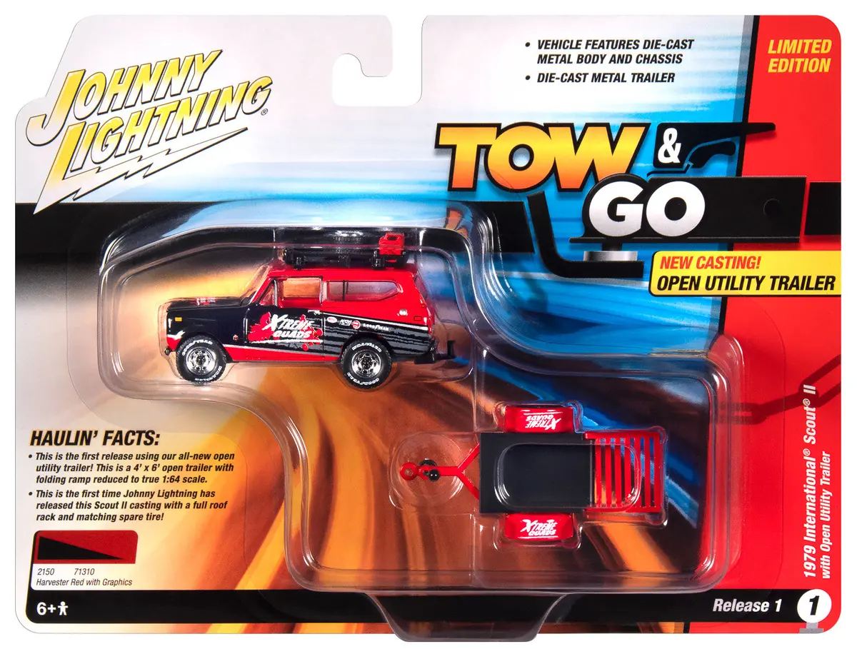 1979 International Scout Ii Johnny Lightning Tow & Go 1:64 Scale 1