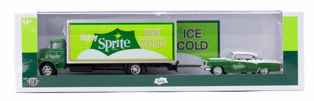 1958 Dodge Coe & 1955 Royal Lancer Sprite M2 Machines 1:64 Scale Auto Haulers Coca-Cola Release Tw26 1