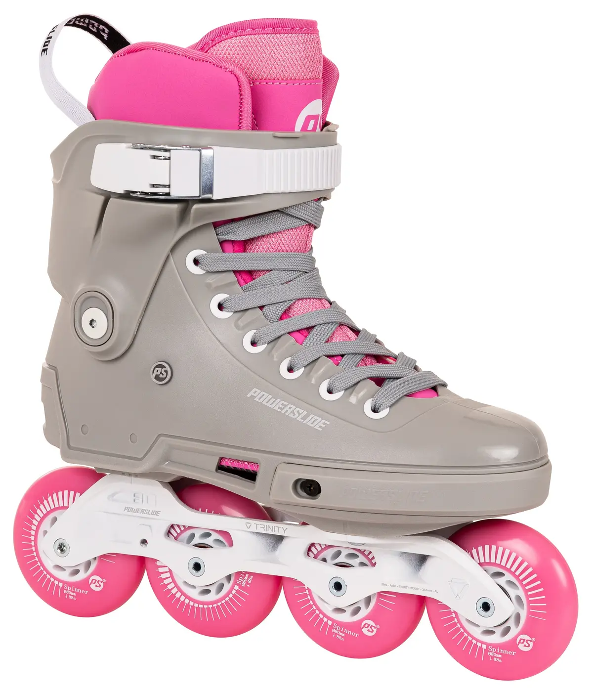 Powerslide Next Sl Grey & Pink 80 Skate 1