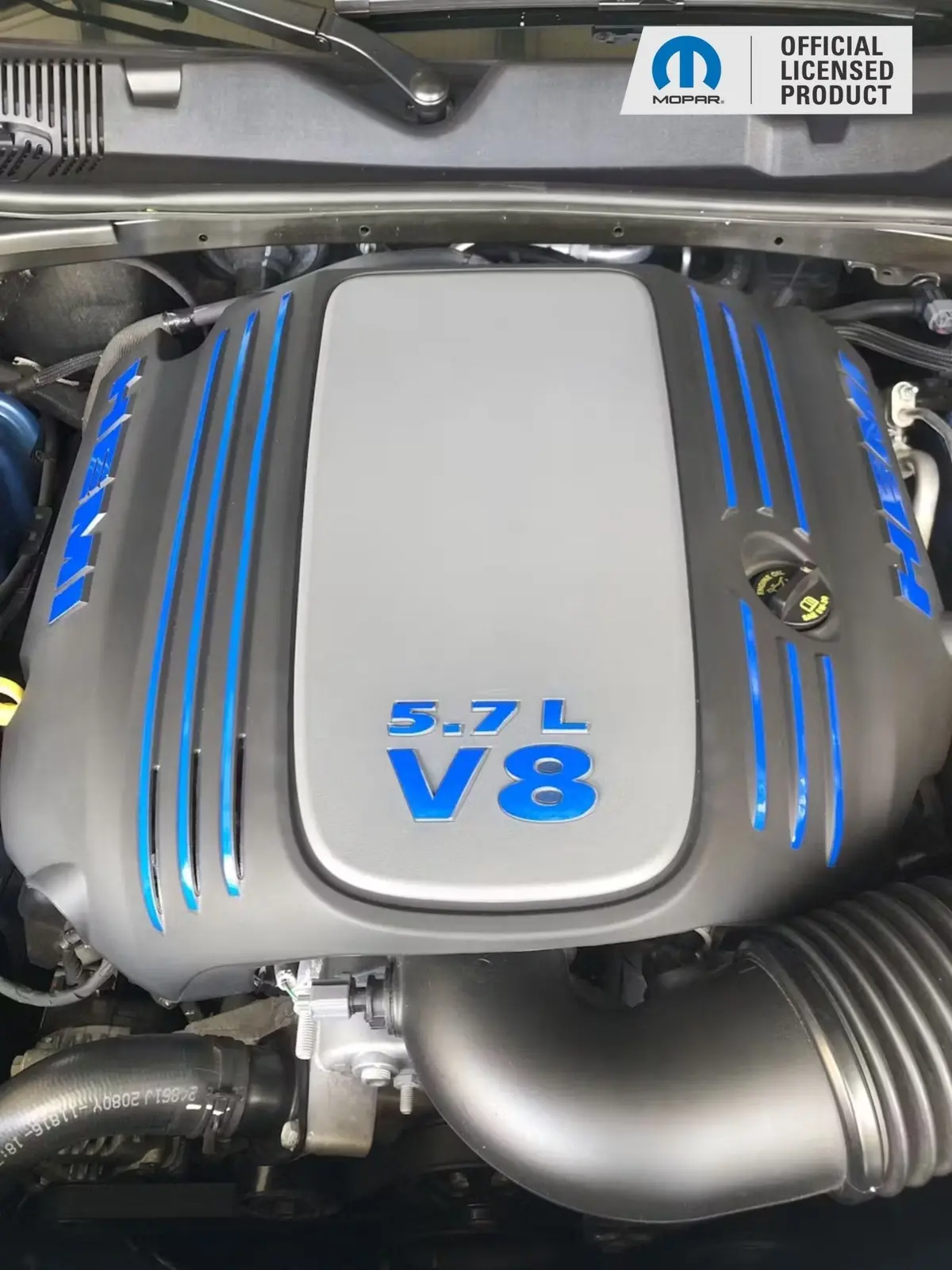 5.7L V8 Engine Cover Letter Overlays - 09-23 Challenger R/T 5