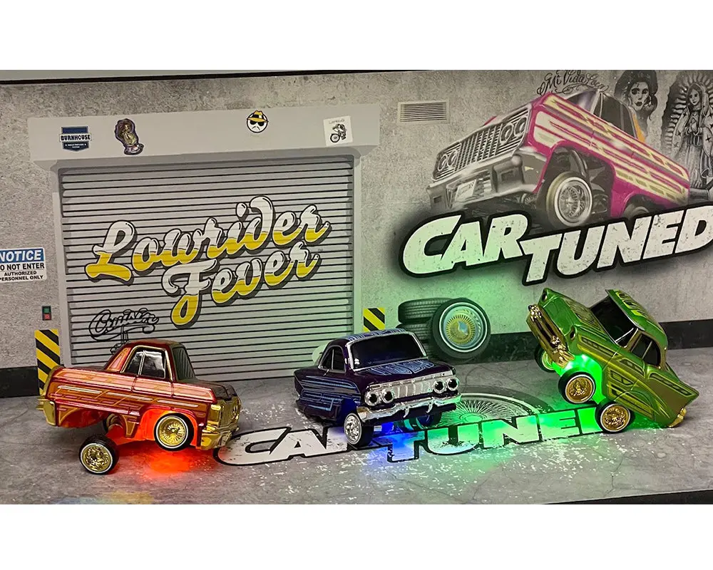 Cartuned™ 1:64 Lowriders Show Glow Series 2 8 Styles 2026 – L.E.D. Light Up Chassis Cars Are Sold Individualy. 2