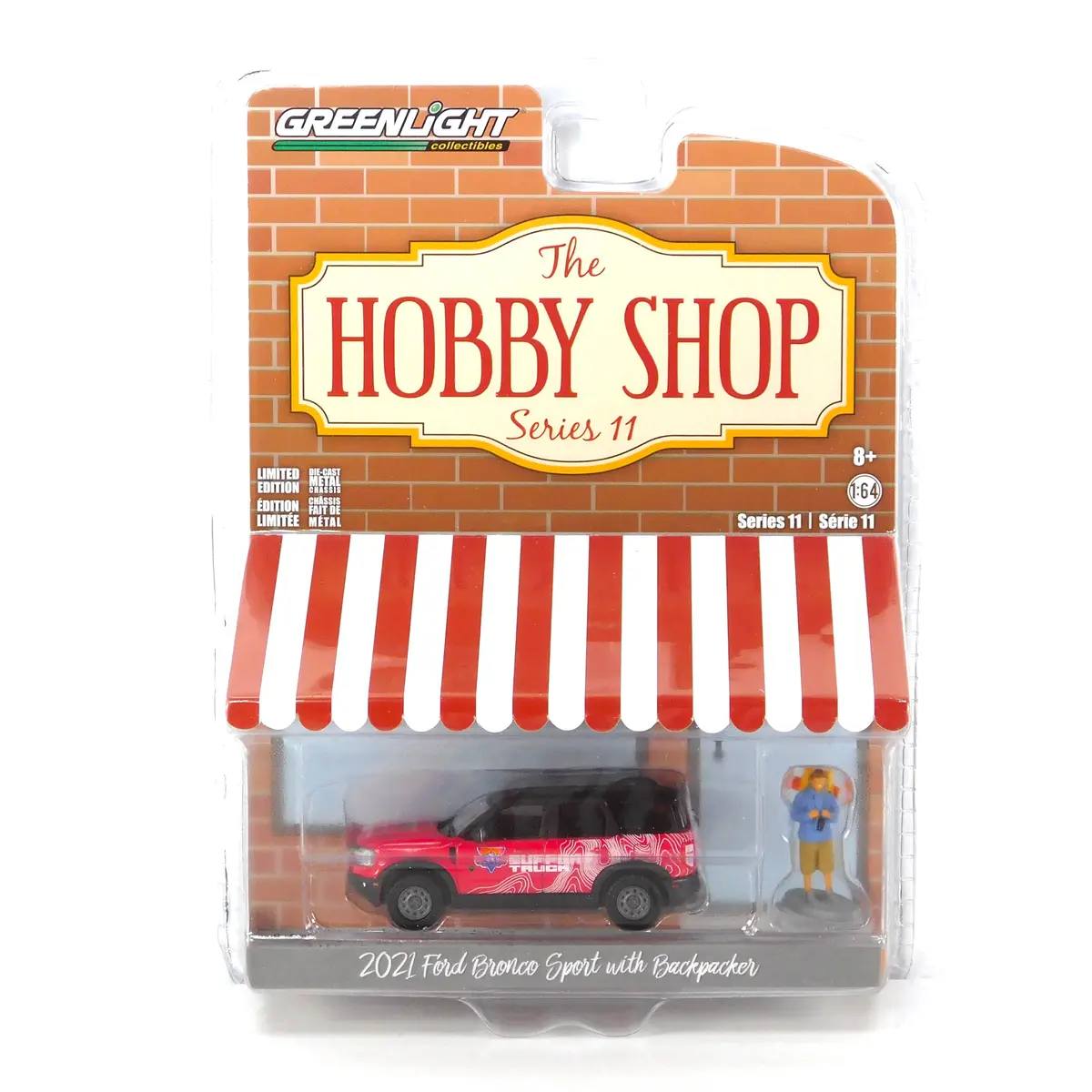 Hobby Shop 97110-F 2021 Ford Bronco Sport Badlands 1:64 Scale Diecast 1