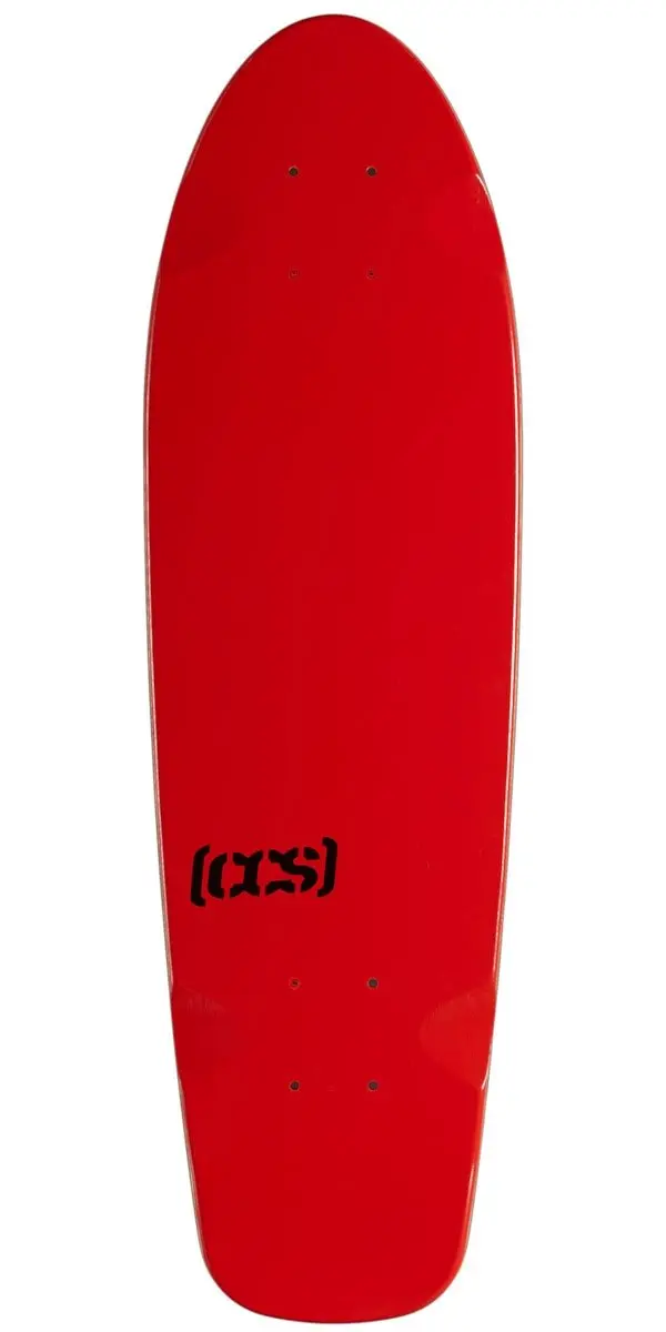 Ccs Logo Cruiser Skateboard Deck - Red - 8.00" 1