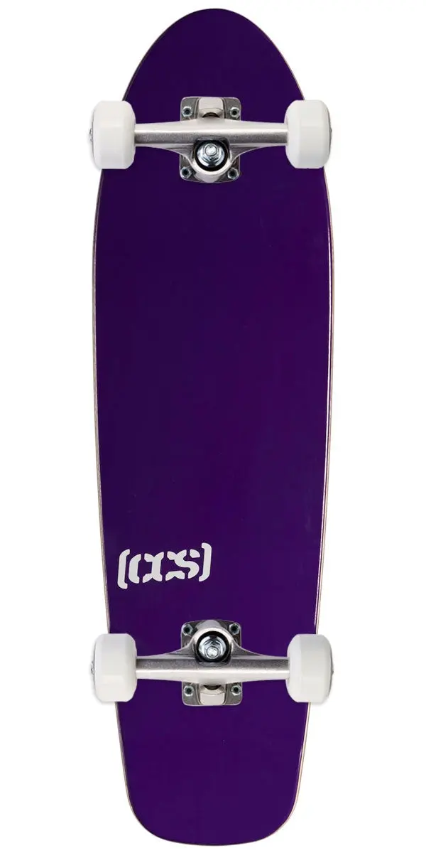Ccs Logo Cruiser Skateboard Complete - Purple - 8.00" 1