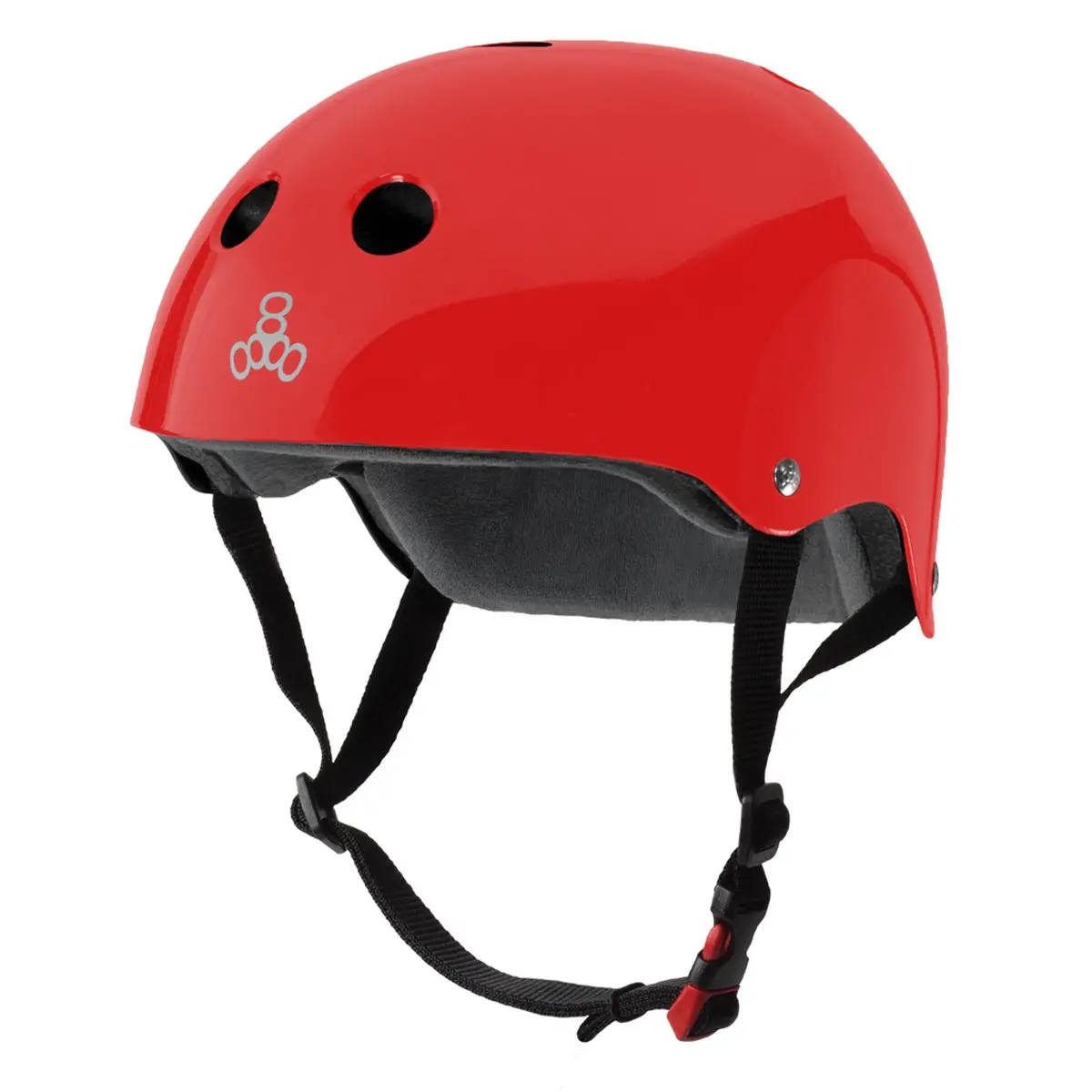 Triple Eight Certified Sweatsaver Helmet - Blood Red Glossy 1