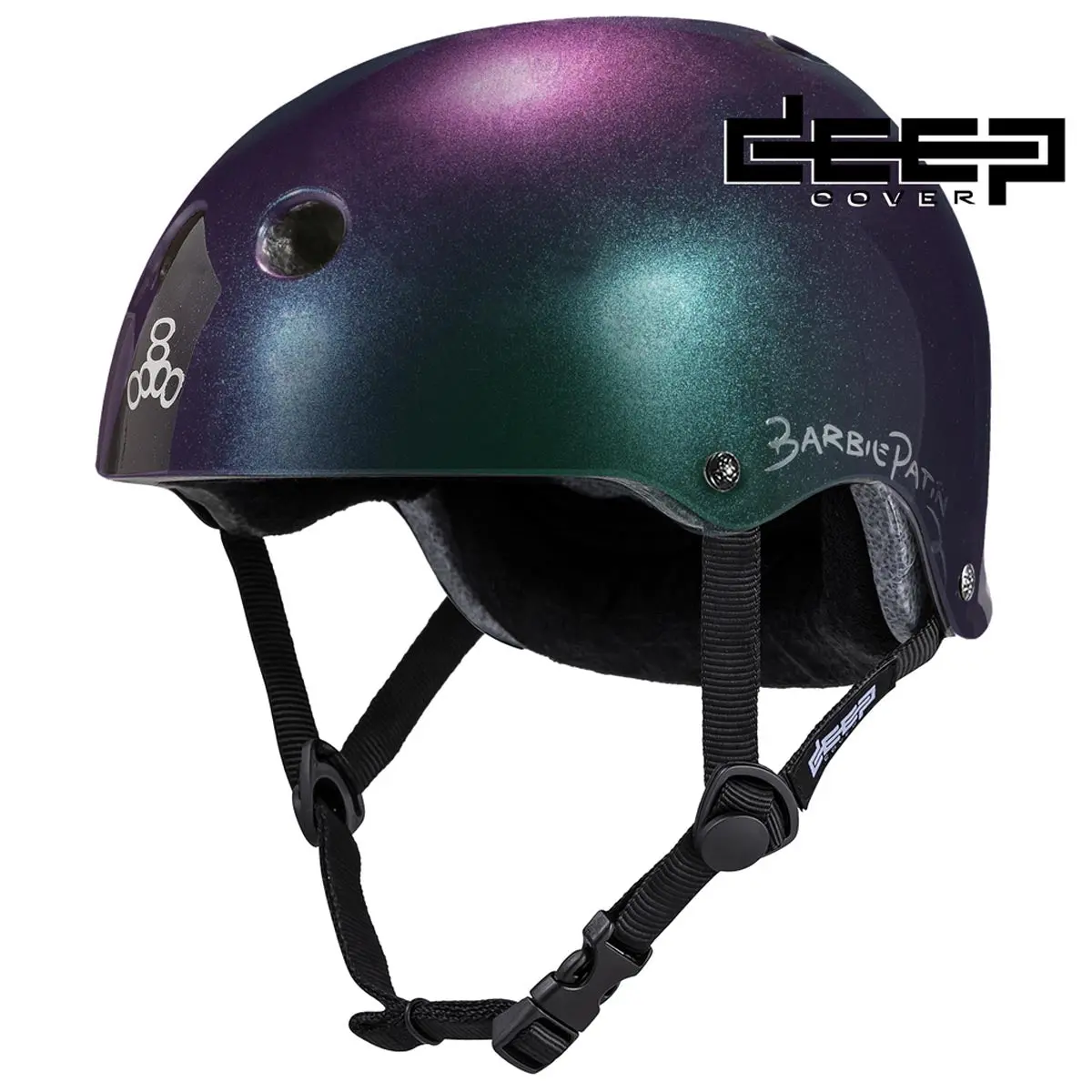 Triple Eight Deep Cover Helmet - Barbie Patin Signature Edition 1