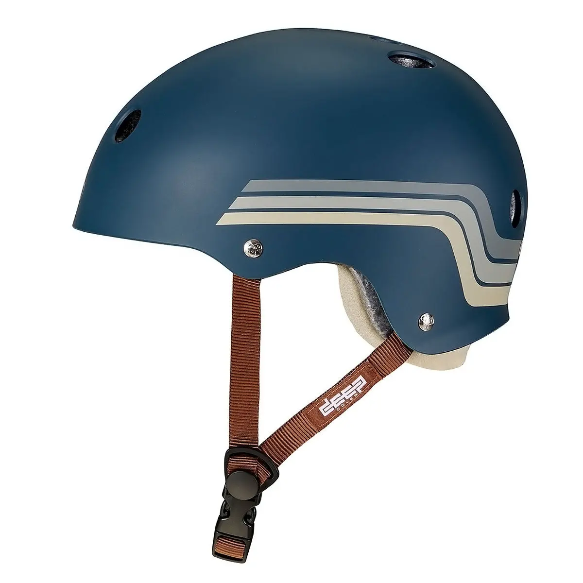 Triple Eight X Grlswirl Deep Cover Helmet - Retro Blue-Gray 1
