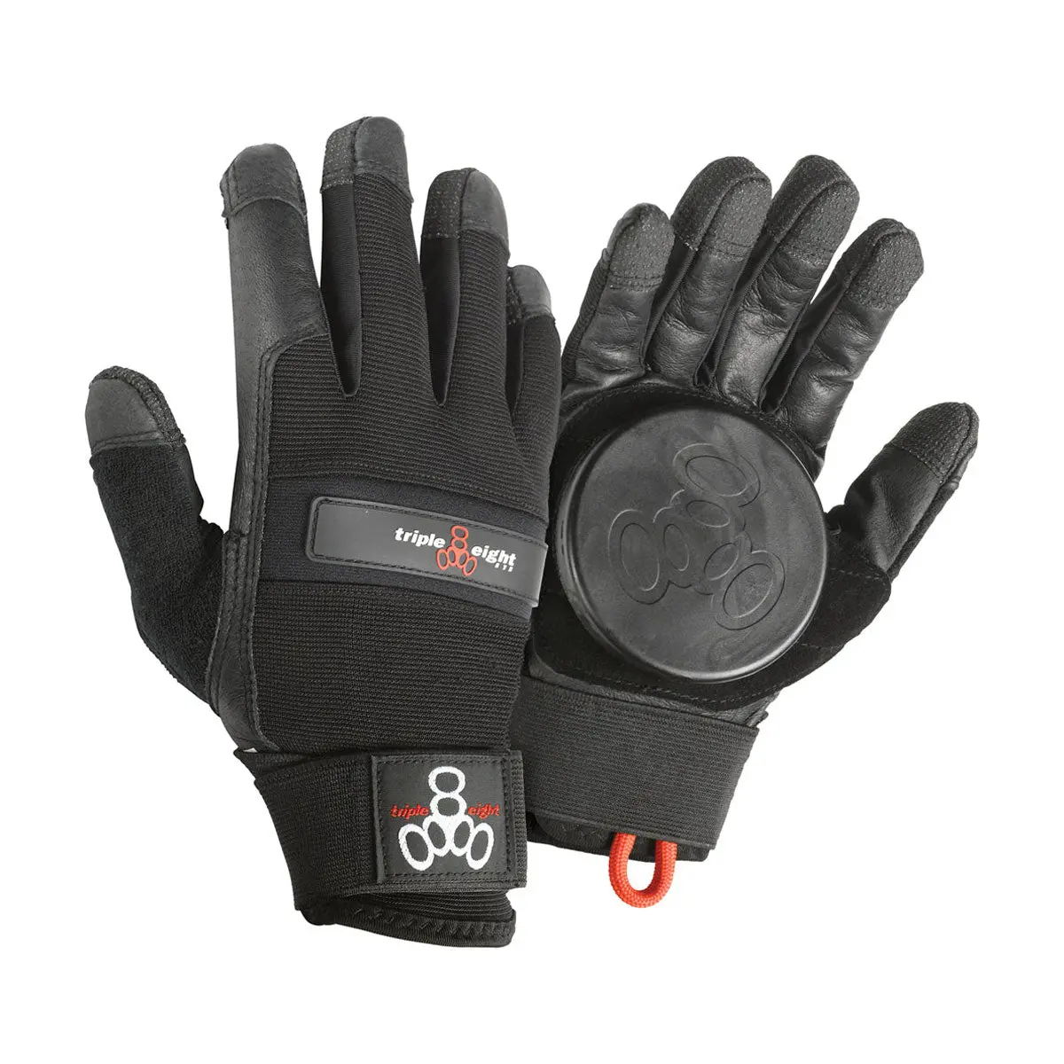 Triple Eight Downhill Slide Gloves - Black 1
