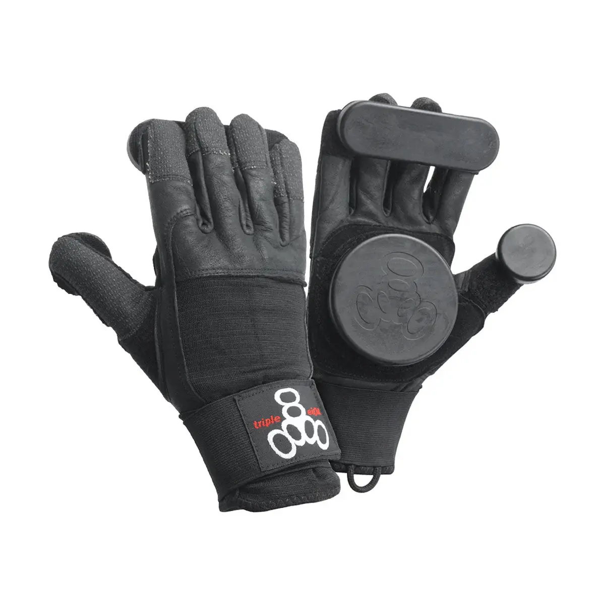 Triple Eight Longboard Slide Gloves - Black 1