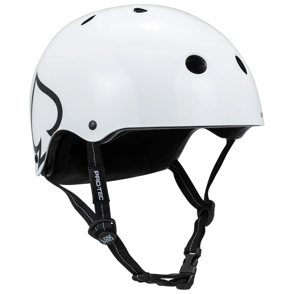 Pro-Tec Low Pro Helmet - Glossy White 1