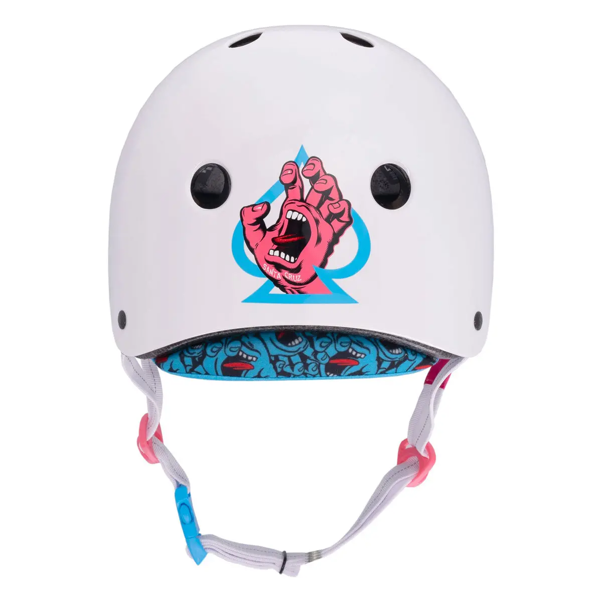 Pro-Tec X Santa Cruz Signature Edition Low Pro Helmet - White Gloss 1