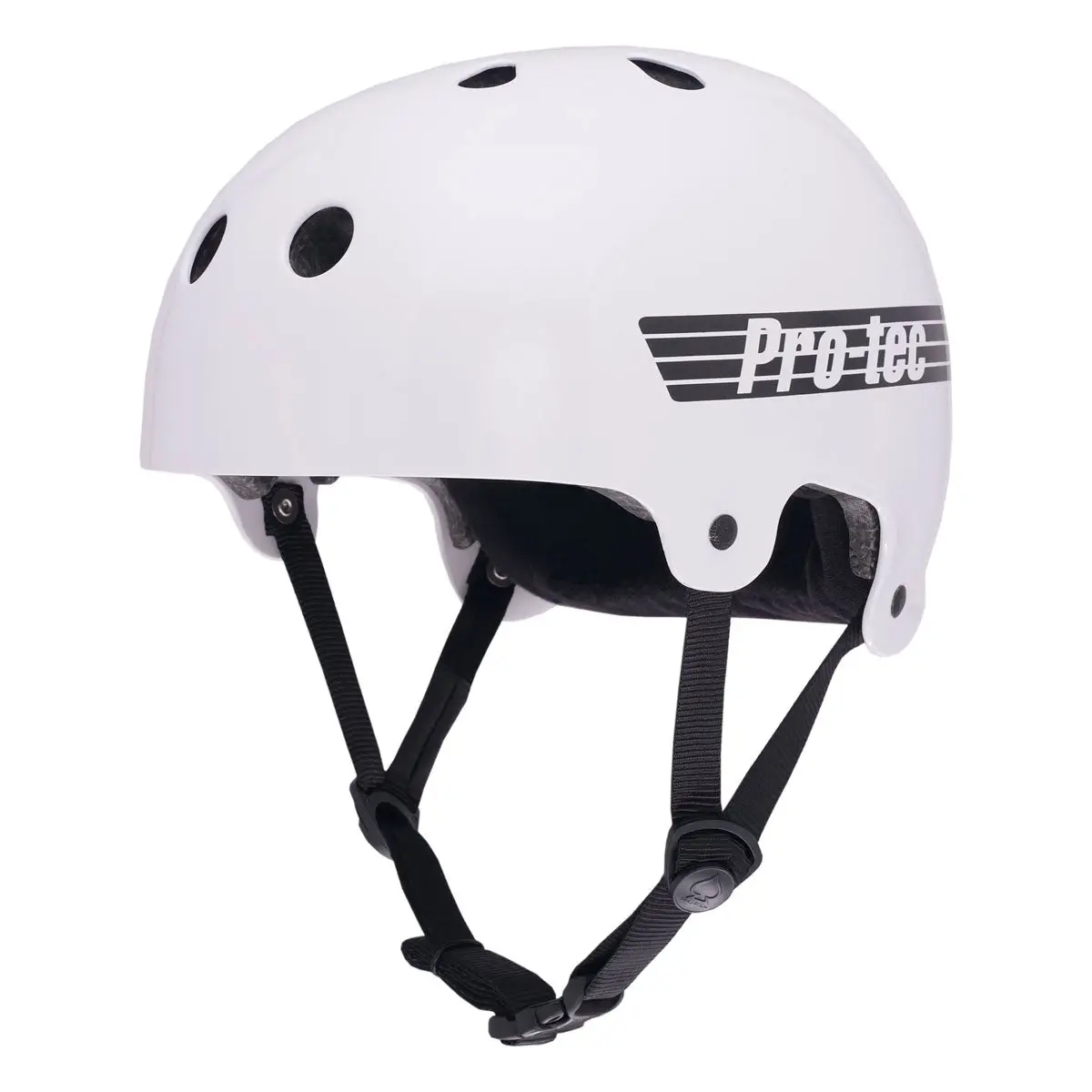 Pro-Tec Old School Low Pro Asia Fit Helmet - White Gloss 1