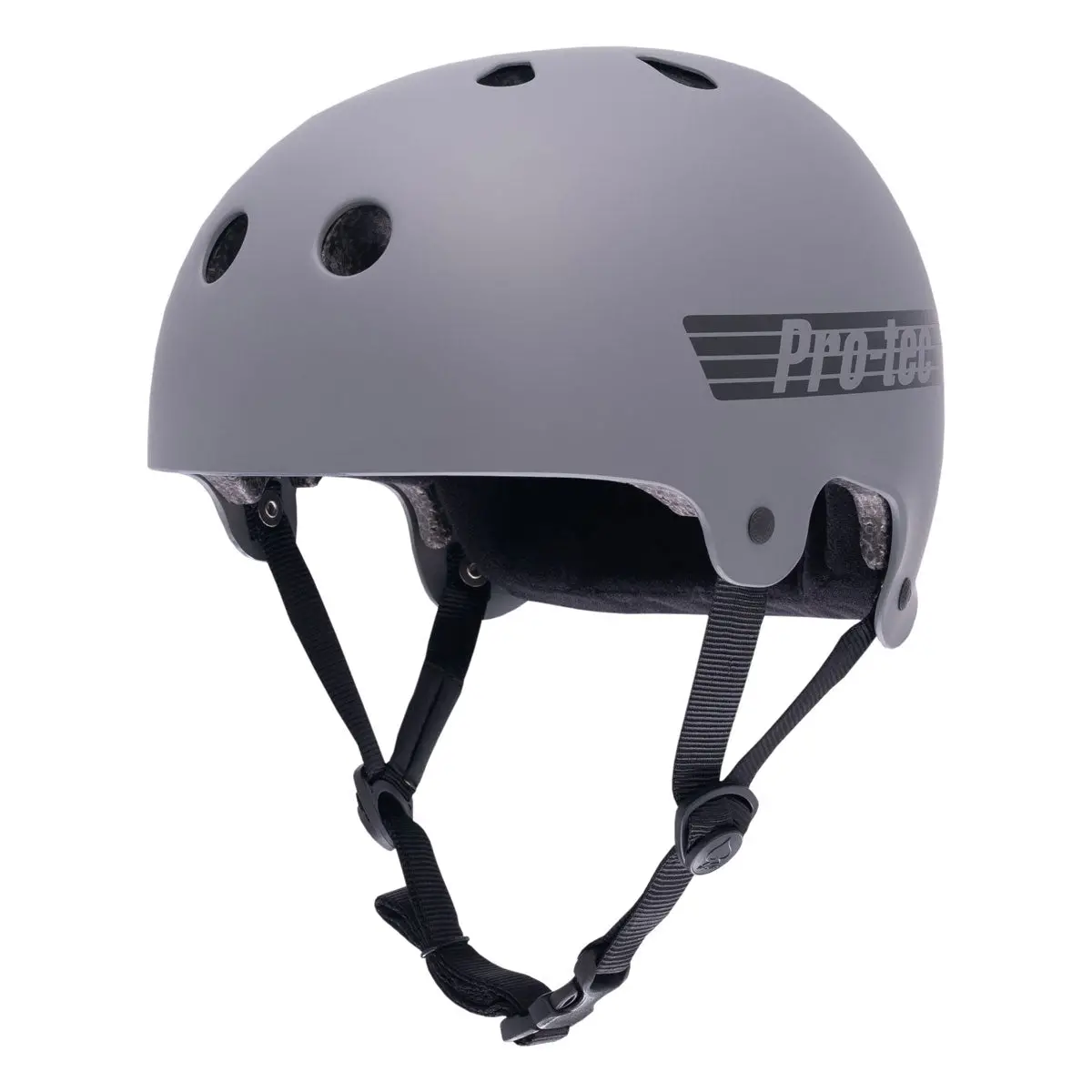 Pro-Tec Old School Low Pro Asia Fit Helmet - Grey Matte 1