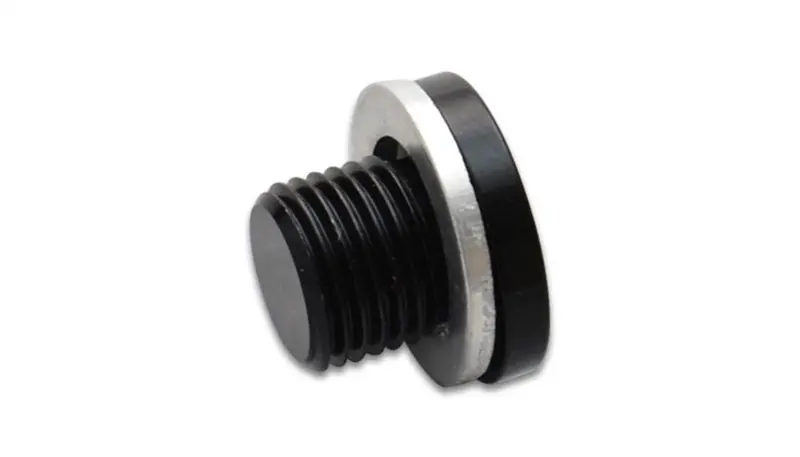 Vibrant M10×1.25 Aluminum Port Plug With Integrated Crush Washer – Lightweight Sealing Solution 1