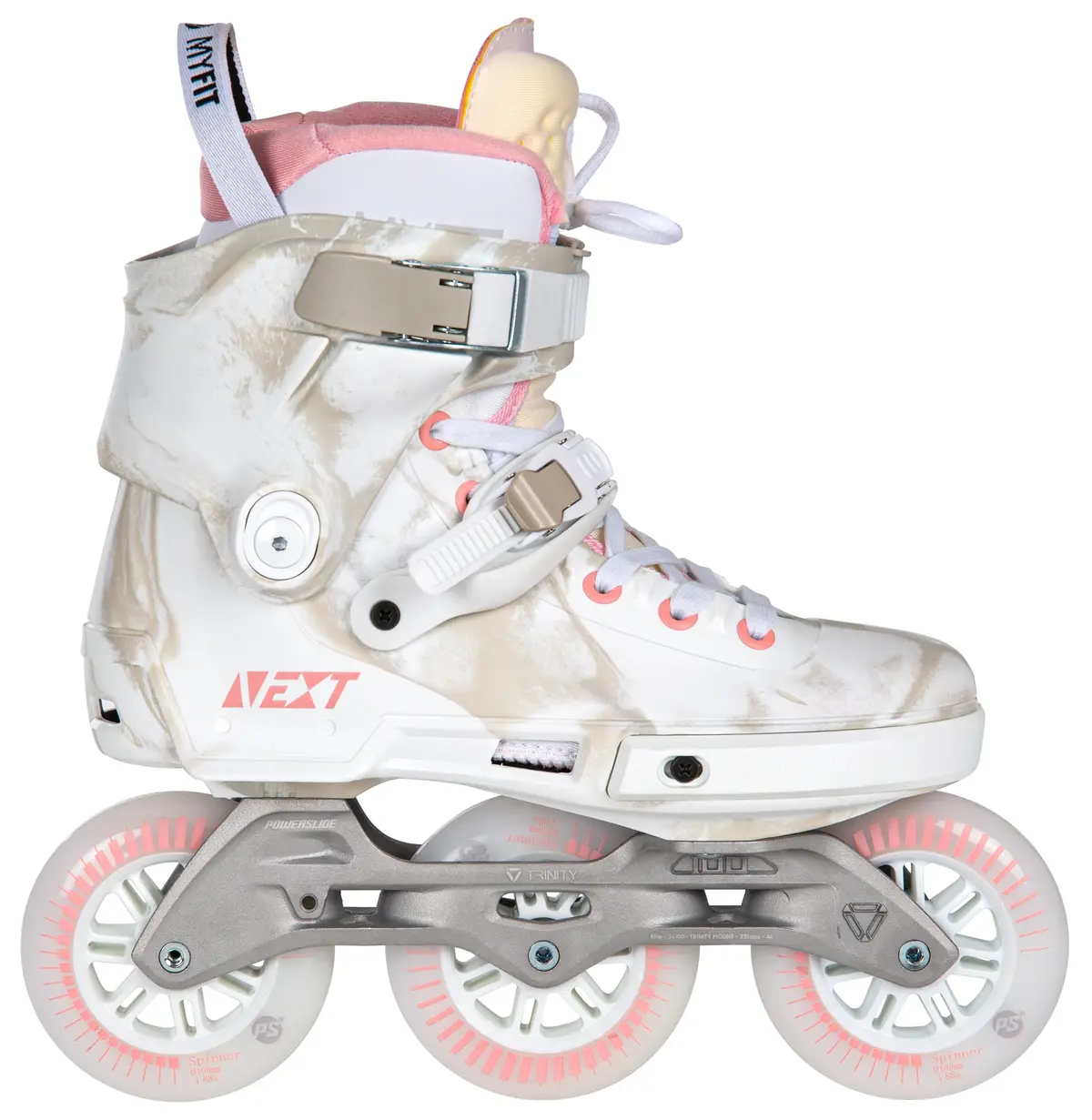 Powerslide Next Marble Pink 100 Skate (8.5-9Us Womens) - Last Size - Closeout Price 1