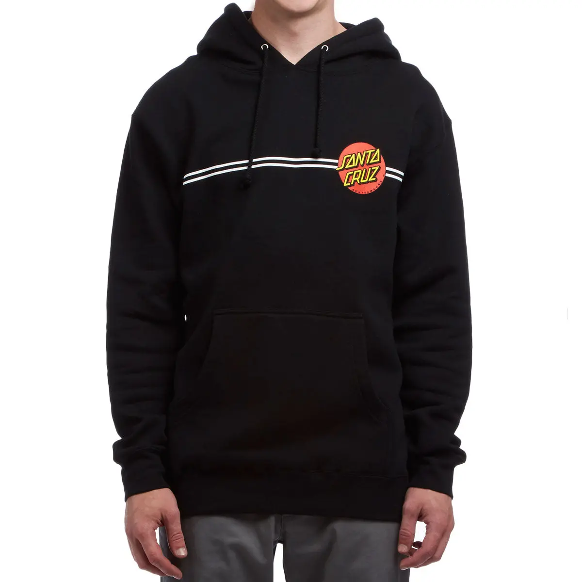 Santa Cruz Classic Dot Hoodie - Black 1