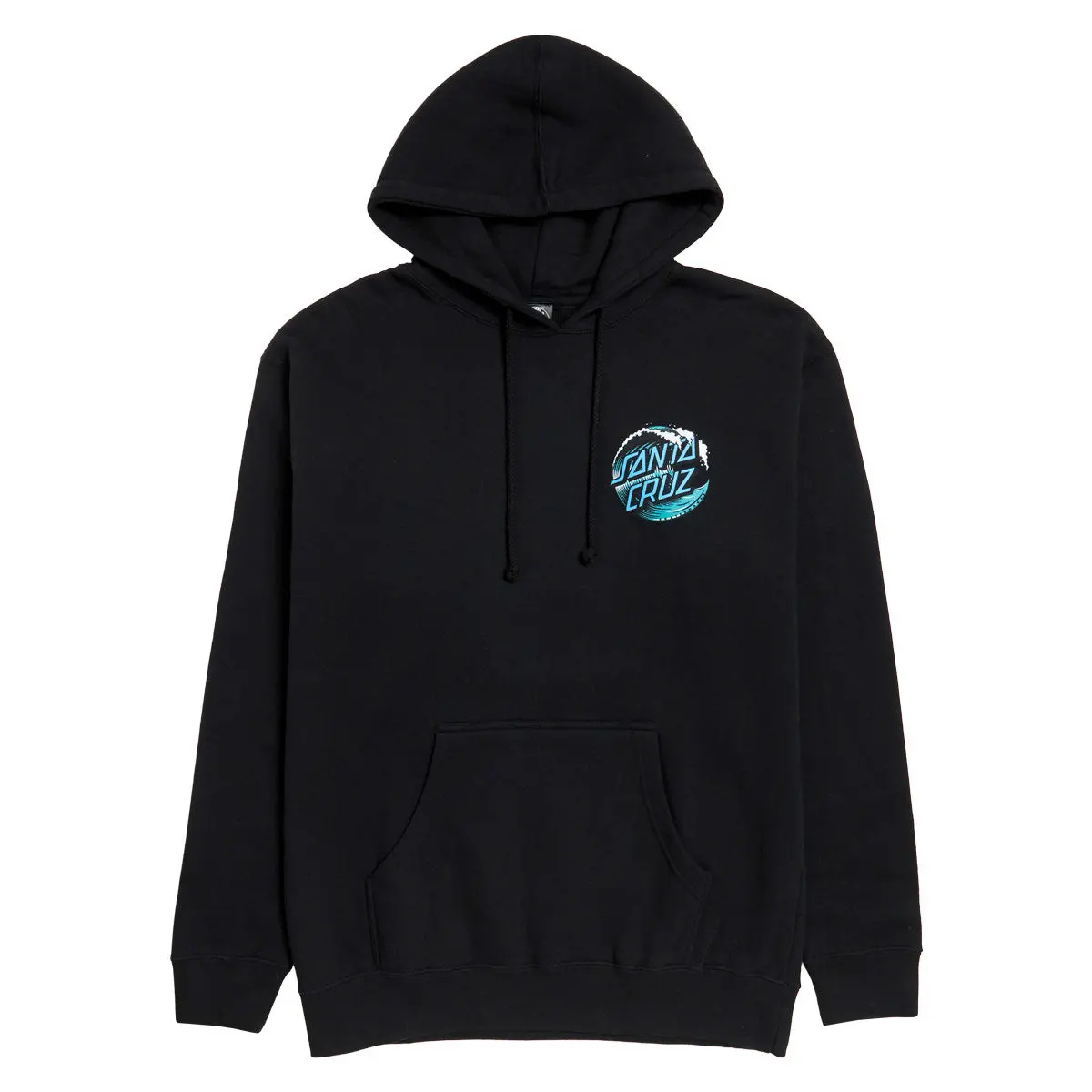 Santa Cruz Wave Dot Hoodie - Black 1