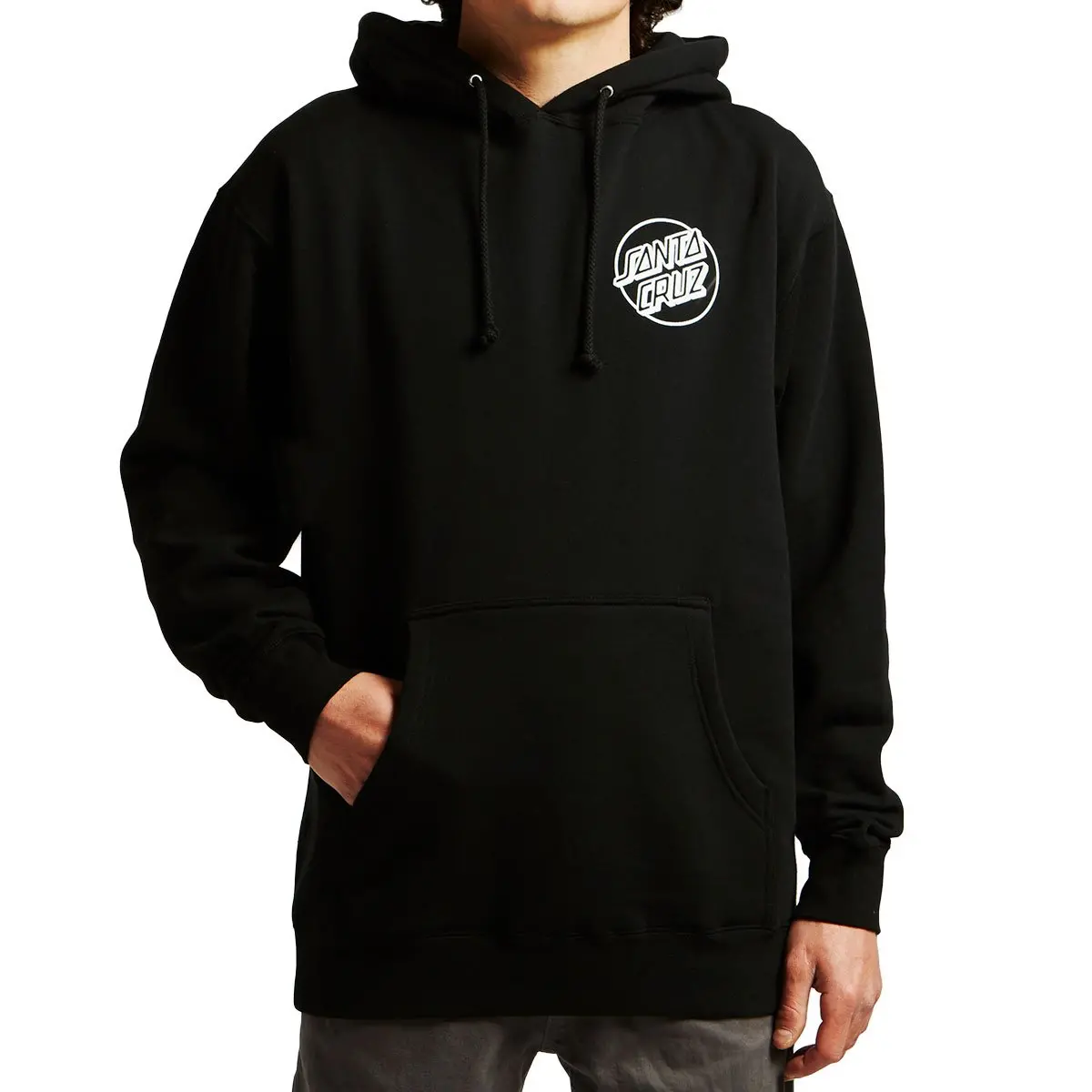 Santa Cruz Opus Dot Hoodie - Black/White 1