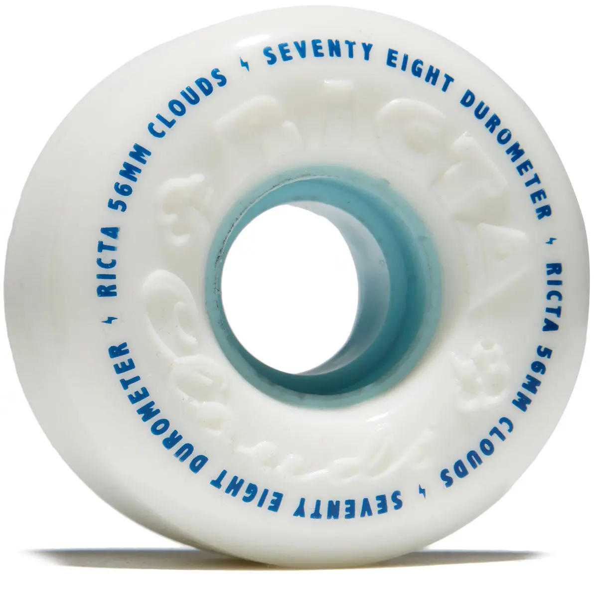 Ricta Clouds 78A Skateboard Wheels - White - 56Mm 1