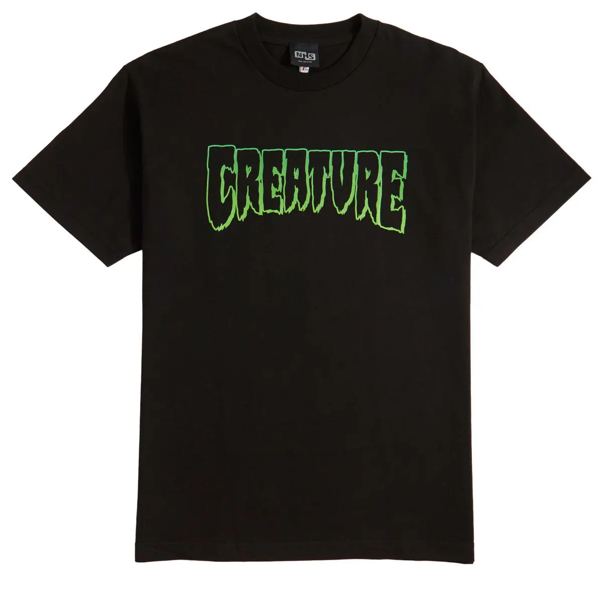 Creature Logo Outline T-Shirt - Black 1