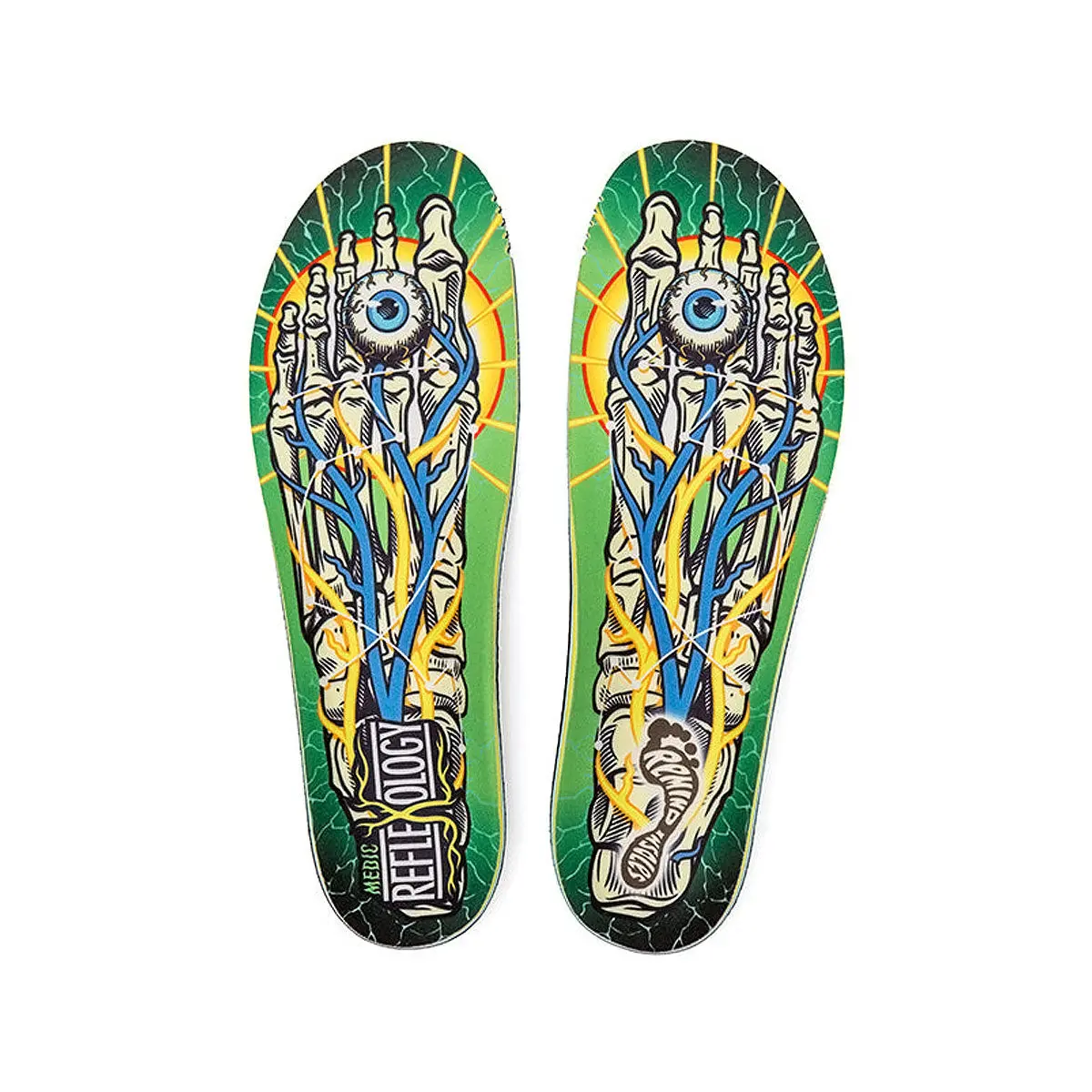 Remind Medic Impact Reflexology 5.5Mm Mid-High Arch Shoe Insole 1