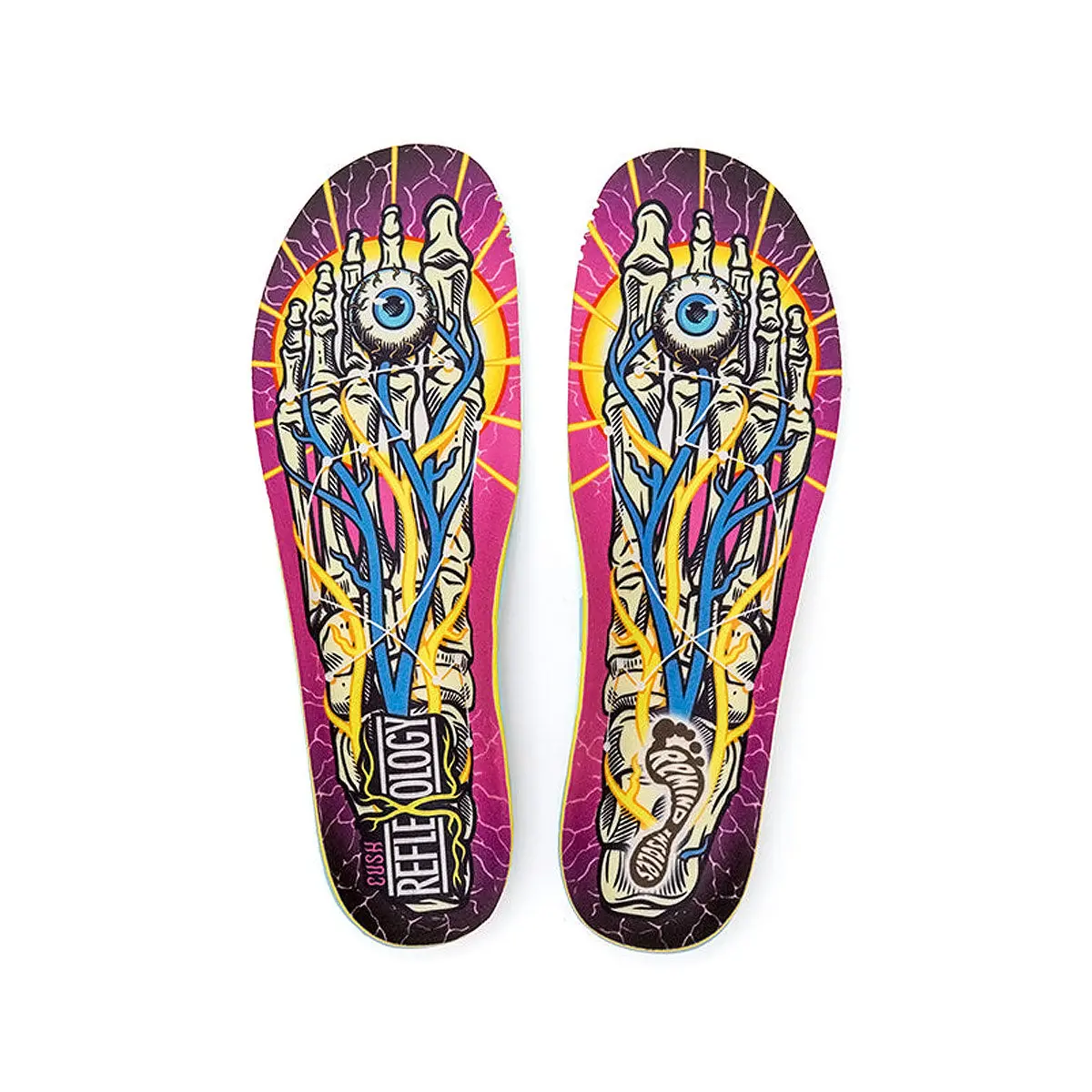 Remind Cush Impact Reflexology 5.5Mm Mid-High Shoe Insole 1