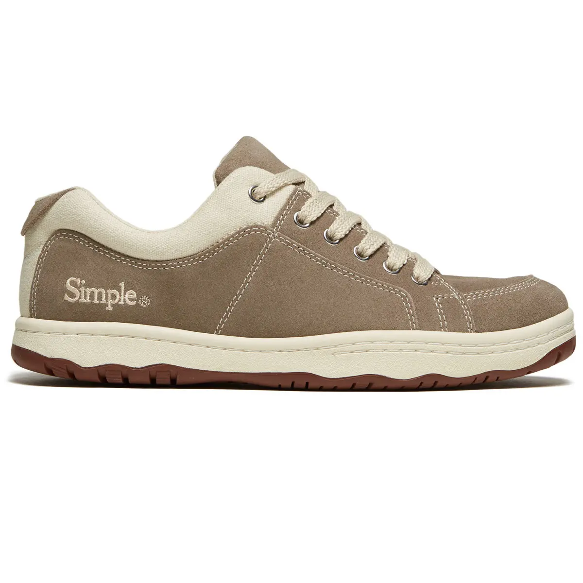 Simple Os Suede Shoes - Taupe 1