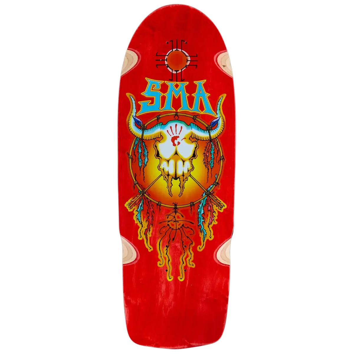 Santa Monica Airlines Humpston Dream Catcher Skateboard Deck - Red Stain - 10.125" 1