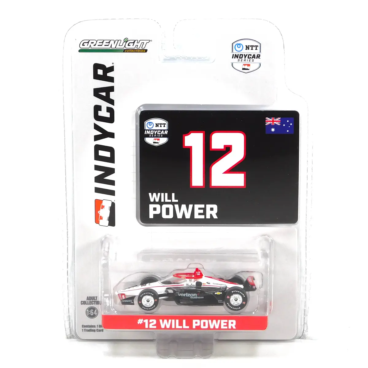 Indycar 11607 Will Power #12 Verizon Team Penske 1:64 Diecast 1