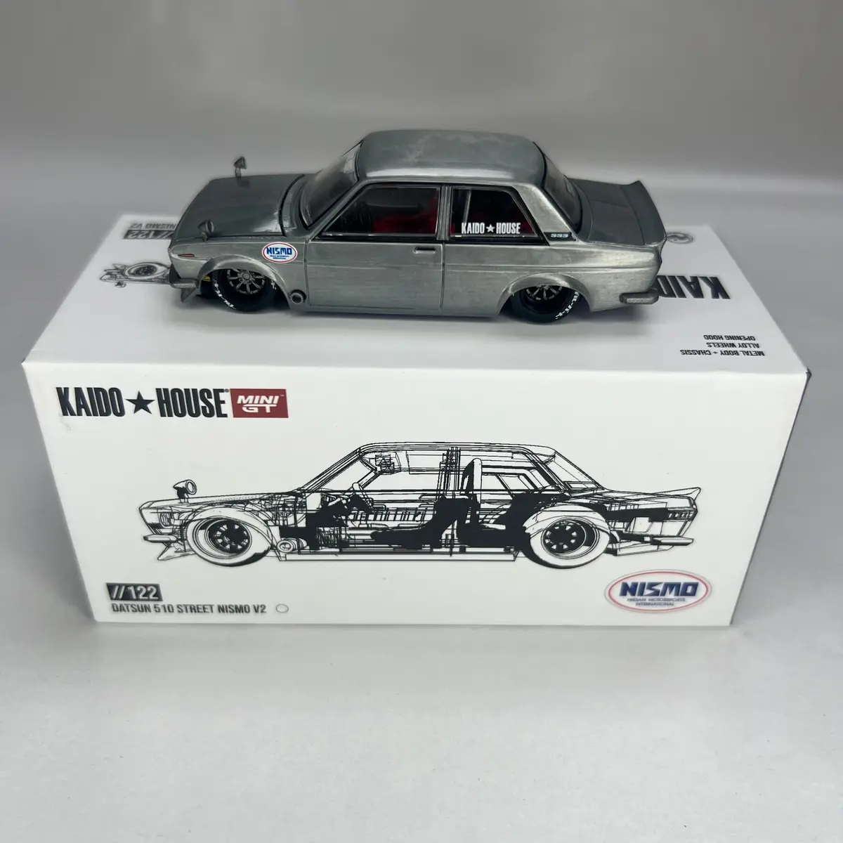 Chase Kaido House X Mini Gt 1:64 #122 Datsun 510 Street Nismo V2 1