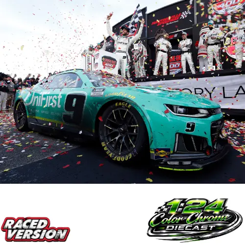 *Preorder* Chase Elliott 2026 Unifirst Martinsville Win Color Chrome 1:24 Nascar Diecast 1
