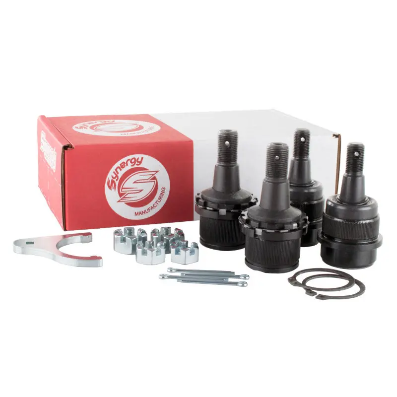 Synergy Adjustable Non-Knurled Ball Joint Kit For 2003–2013 Dodge Ram 1500/2500/3500 Hd 4X4 1
