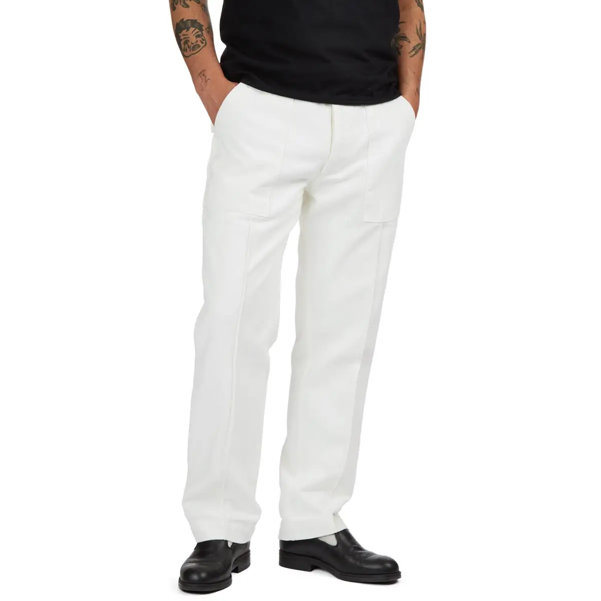 Ccs French Surplus Chore Pants - White 1