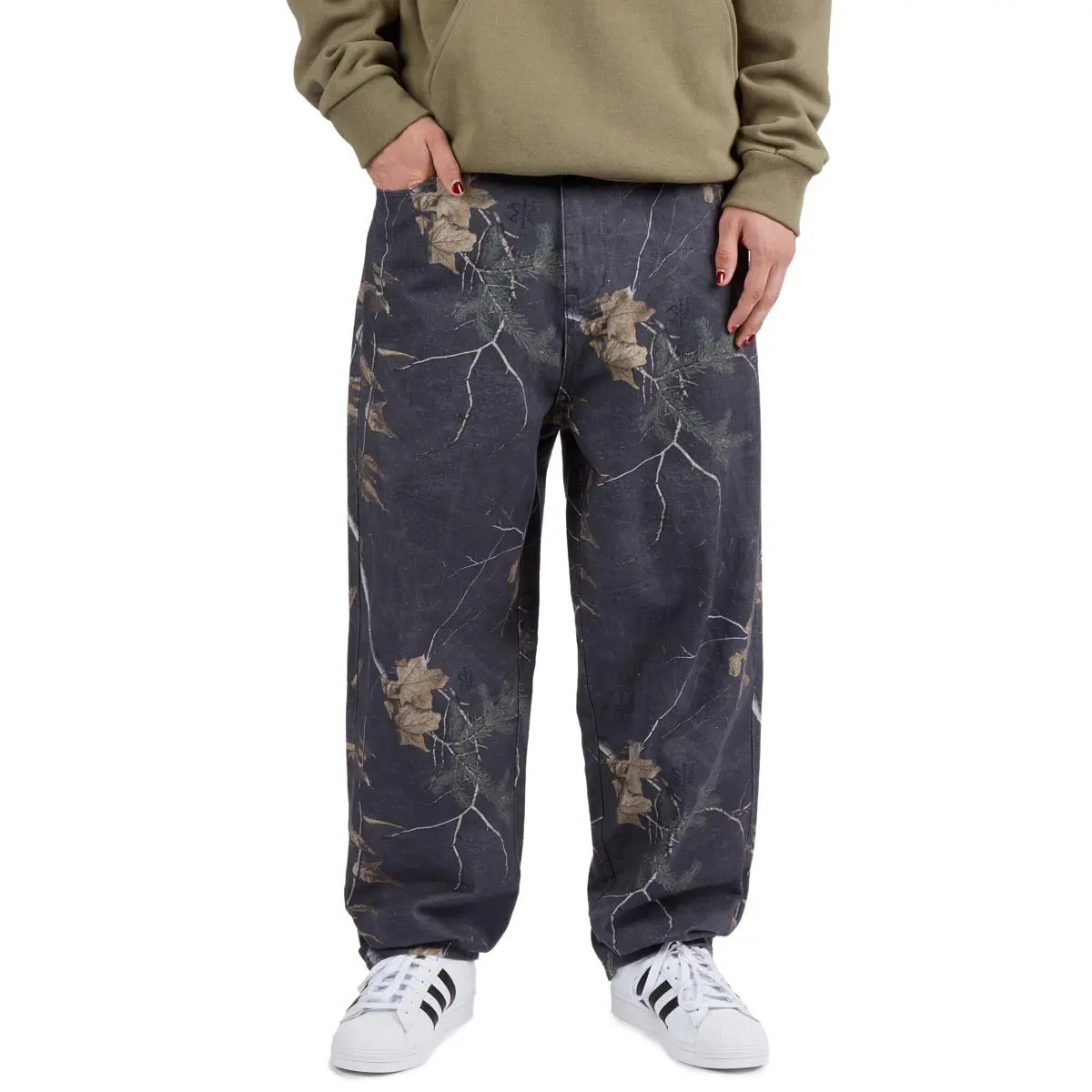 Ccs Baggy Taper Denim Jeans - Realtree Faded Meteorite 1