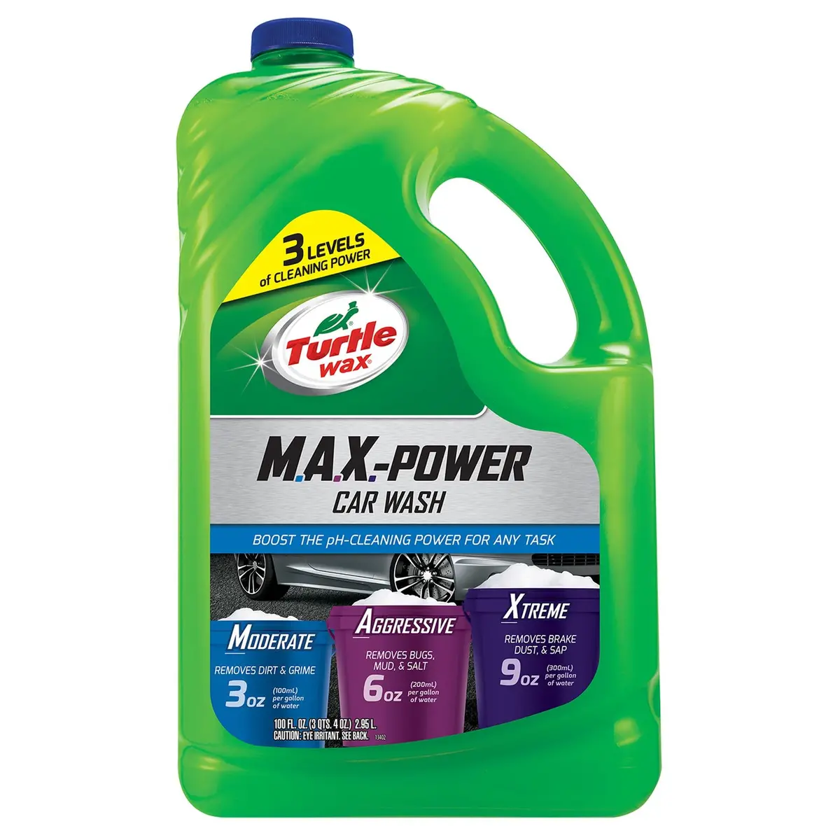 Max Power Premium Car Wash Soap – 100 oz Bottle