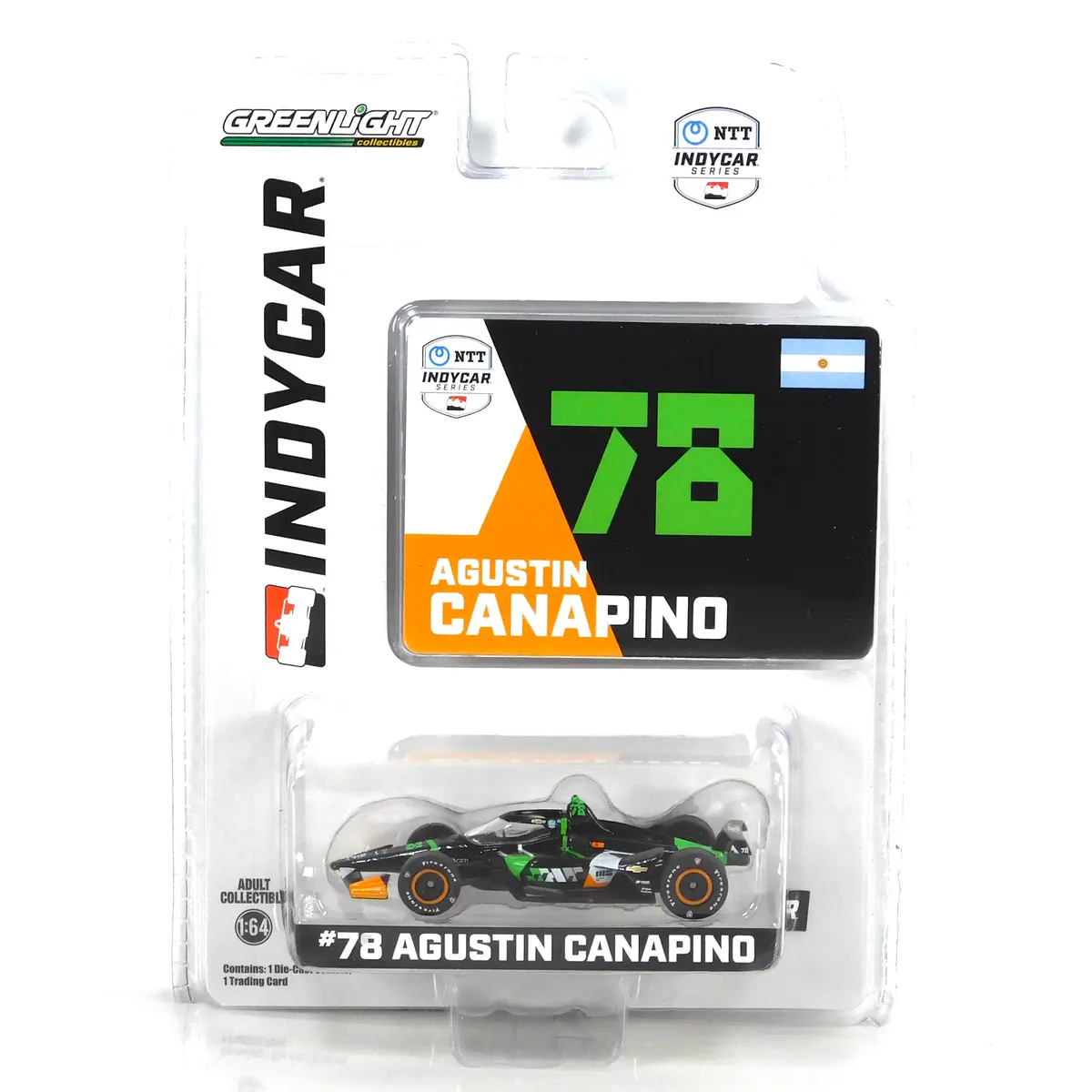 Indycar 11599 Agustin Canapino 2024 #78 Juncos Hollinger Racing 1:64 Diecast 1