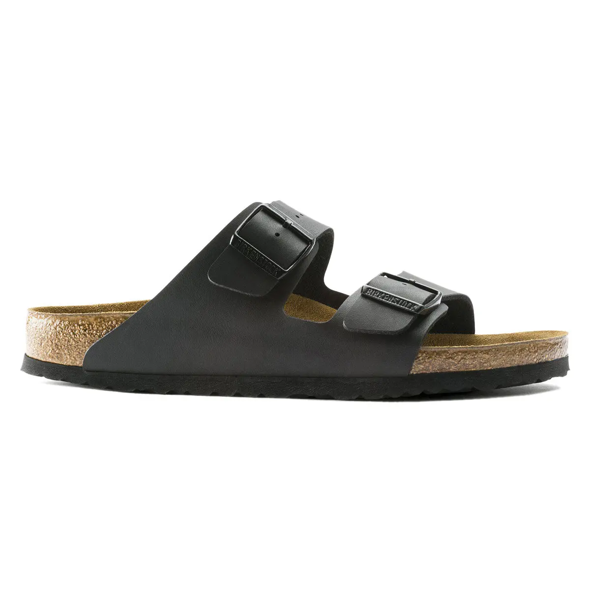 Birkenstock Womens Arizona Sandals - Black Birko-Flor 1