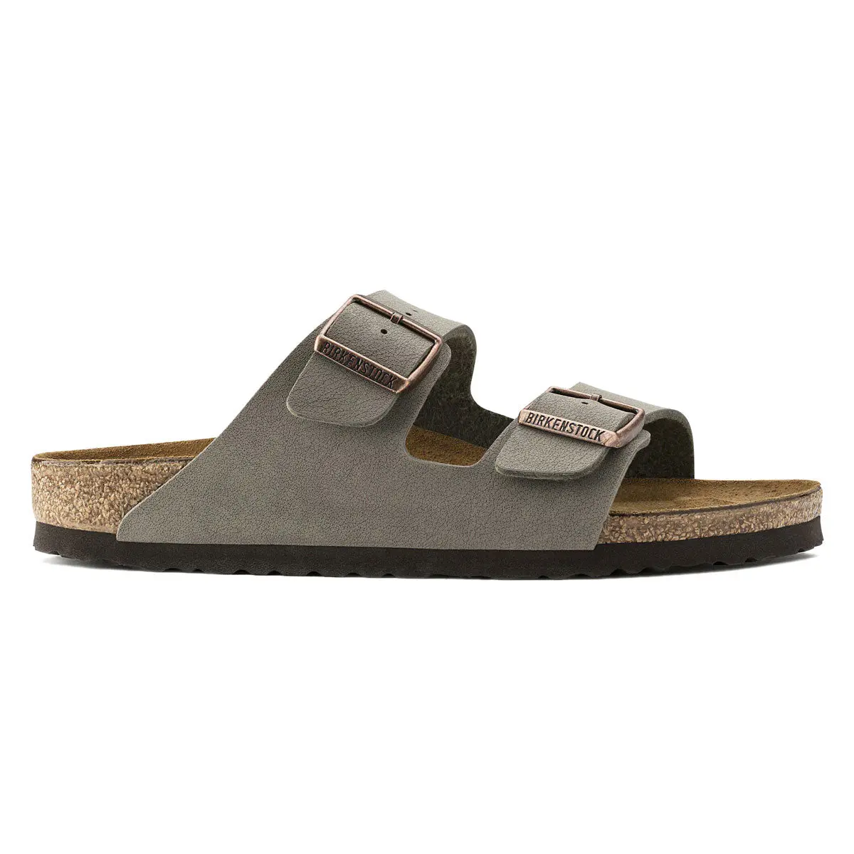 Birkenstock Arizona Sandals - Stone Birkibuc 1