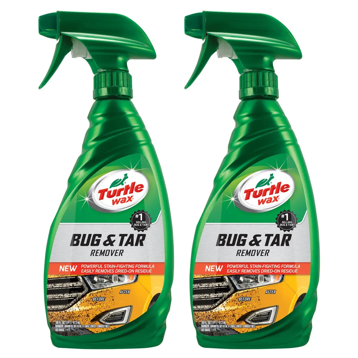 Bug and Tar Removal Solution – 16 oz Bottle (2-Pack)