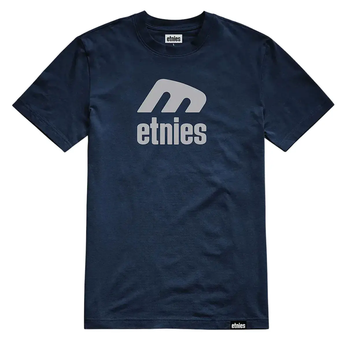 Etnies Icon E T-Shirt - Navy/Grey 1