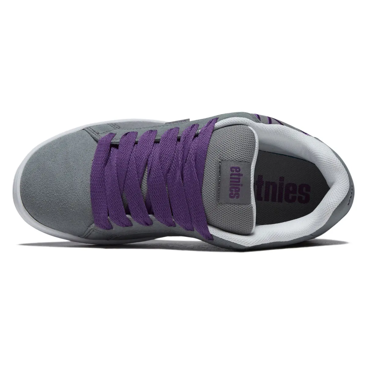 Etnies Fader Shoes - Grey/Purple 3