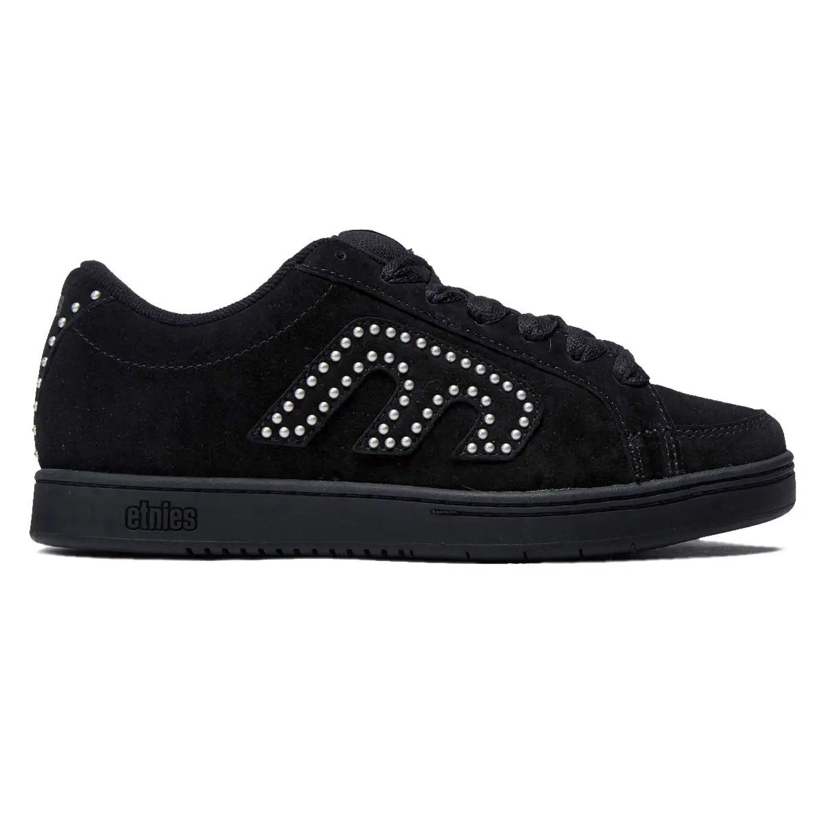 Etnies Kingpin Shoes - Black/Black/Silver 1