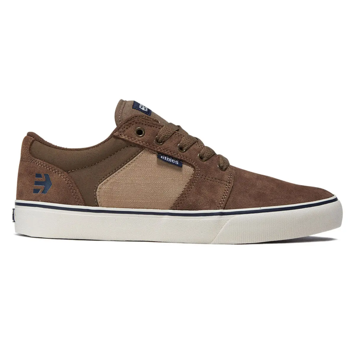 Etnies Barge Ls Shoes - Brown/Tan/Blue 1