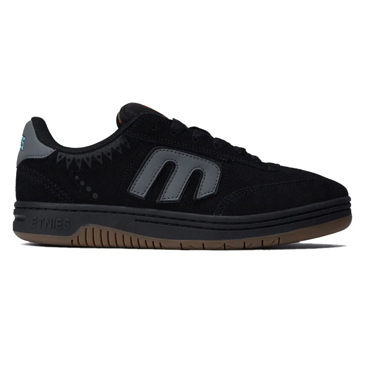 Etnies X Apache Locut Shoes - Black/Grey/Gum 1