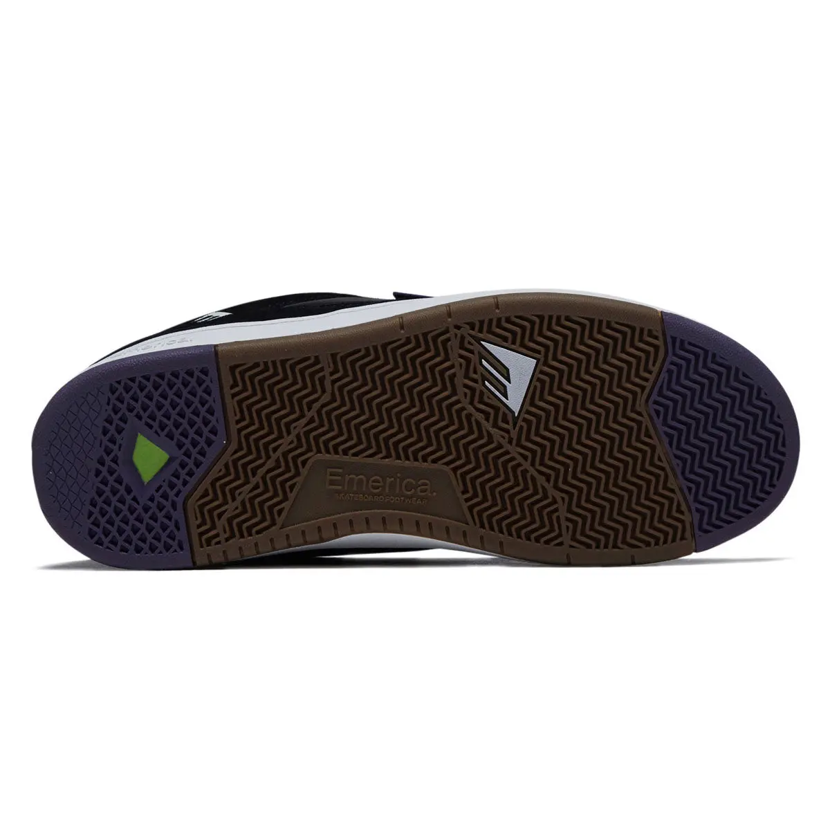 Emerica Mute Shoes - Black/White/Gum 3